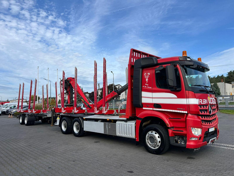 Mercedes-Benz AROCS 2645 EURO 6 6x4 TIMBER CARRIER HOLZTRANSPORT PALFINGER EPS - Timber truck, Crane truck: picture 5 Mercedes-Benz AROCS 2645 EURO 6 6x4 TIMBER CARRIER HOLZTRANSPORT PALFINGER EPS - Timber truck, Crane truck: picture 5