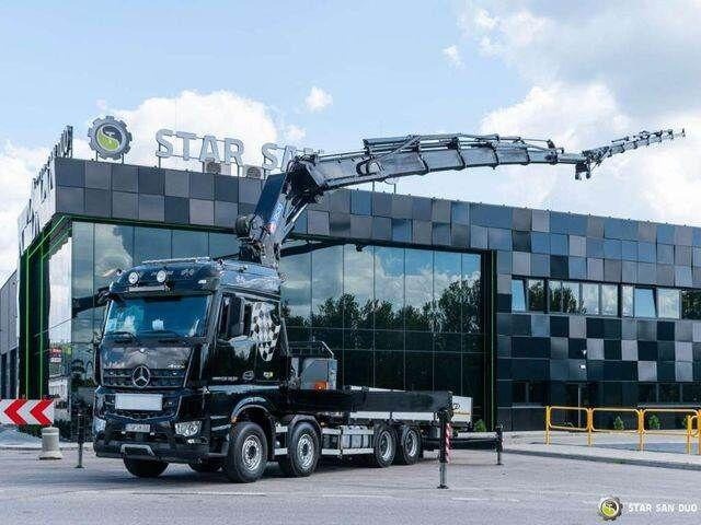 Mercedes-Benz AROCS 3251 8x4 HMF 8520 Fly Jib Winch - Dropside/ Flatbed truck, Crane truck: picture 3 Mercedes-Benz AROCS 3251 8x4 HMF 8520 Fly Jib Winch - Dropside/ Flatbed truck, Crane truck: picture 3