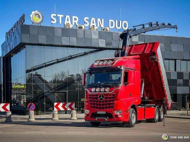 Mercedes-Benz AROCS 3358L 6x4 HIAB 192X-HIPRO E-6 Crane Kippe - Tipper, Crane truck: picture 1 Mercedes-Benz AROCS 3358L 6x4 HIAB 192X-HIPRO E-6 Crane Kippe - Tipper, Crane truck: picture 1
