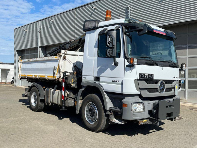 Mercedes-Benz Actros 1841 K 3-Way Meiller Tipper Crane Palfinger PK 13001-KA - Tipper, Crane truck: picture 2 Mercedes-Benz Actros 1841 K 3-Way Meiller Tipper Crane Palfinger PK 13001-KA - Tipper, Crane truck: picture 2