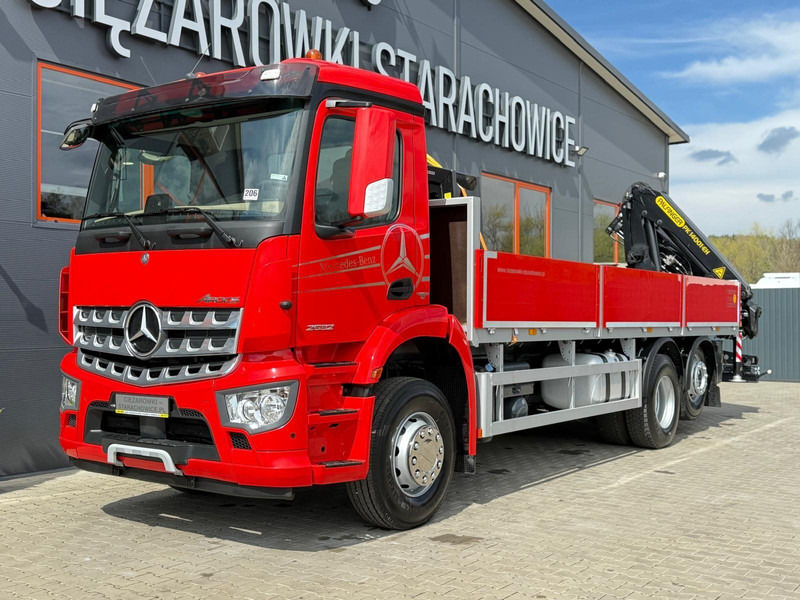 Mercedes-Benz Arocs Actros 2532 / E6 / 6x2 / skrzynia + żuraw Palfinger / budo - Dropside/ Flatbed truck: picture 2 Mercedes-Benz Arocs Actros 2532 / E6 / 6x2 / skrzynia + żuraw Palfinger / budo - Dropside/ Flatbed truck: picture 2