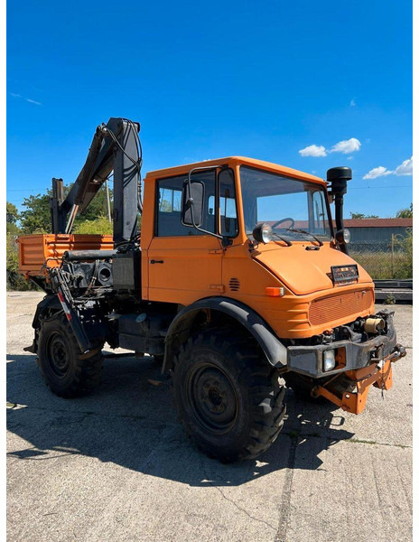 Tipper, Crane truck Mercedes-Benz UNIMOG: picture 7 Tipper, Crane truck Mercedes-Benz UNIMOG: picture 7
