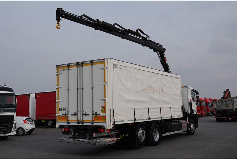 Renault C 380 / 6x2 / SKRZYNIOWY / HDS HIAB 138 B-3 WYSÓW 10,5 M / ROTAT - Curtainsider truck: picture 4 Renault C 380 / 6x2 / SKRZYNIOWY / HDS HIAB 138 B-3 WYSÓW 10,5 M / ROTAT - Curtainsider truck: picture 4