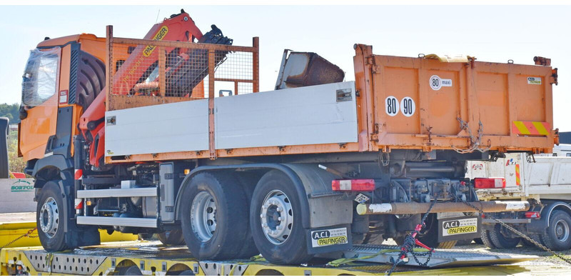 Tipper, Crane truck Renault C 380: picture 6