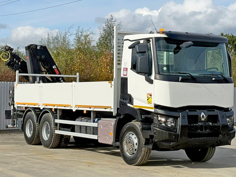 Renault C 380* HIAB X-HIDUO 188 B-3/FUNK*6x4 - Dropside/ Flatbed truck, Crane truck: picture 4 Renault C 380* HIAB X-HIDUO 188 B-3/FUNK*6x4 - Dropside/ Flatbed truck, Crane truck: picture 4