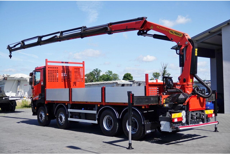 Renault C 430 / 8x4 / SKRZYNIOWY 7 M + HDS PALFINGER PK 2300-EH / WYSÓW - Dropside/ Flatbed truck, Crane truck: picture 3 Renault C 430 / 8x4 / SKRZYNIOWY 7 M + HDS PALFINGER PK 2300-EH / WYSÓW - Dropside/ Flatbed truck, Crane truck: picture 3