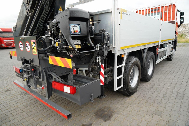 Dropside/ Flatbed truck, Crane truck Renault K 380 / 6X4 / SKRZYNIOWY 6.2 M / + HDS HIAB 166 ES-4 / MAX UDŹWI: picture 20