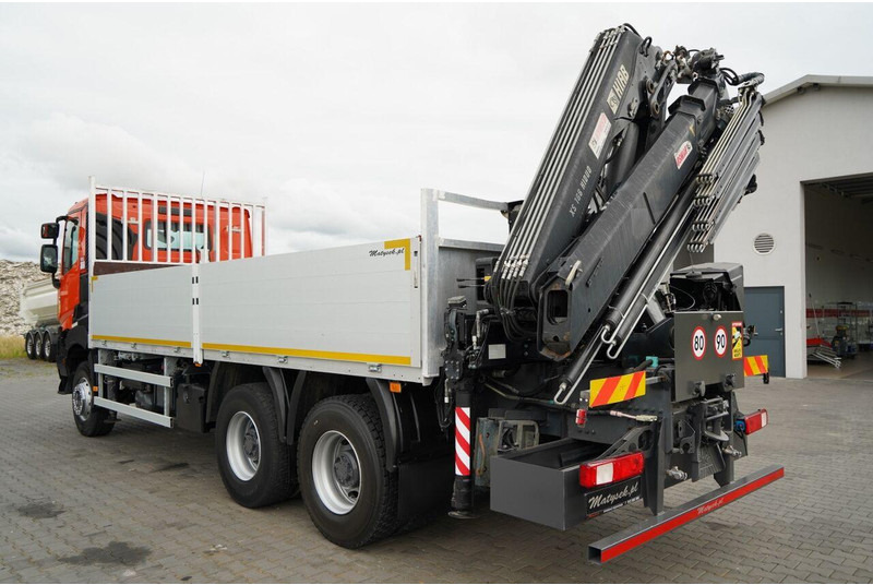 Dropside/ Flatbed truck, Crane truck Renault K 380 / 6X4 / SKRZYNIOWY 6.2 M / + HDS HIAB 166 ES-4 / MAX UDŹWI: picture 10