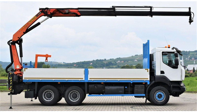 Renault KERAX 370 - Dropside/ Flatbed truck, Crane truck: picture 5 Renault KERAX 370 - Dropside/ Flatbed truck, Crane truck: picture 5