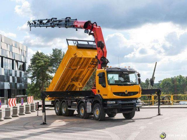 Renault KERAX 450 8x4 PALFINGER PK 60002 Crane Tipper - Tipper, Crane truck: picture 4 Renault KERAX 450 8x4 PALFINGER PK 60002 Crane Tipper - Tipper, Crane truck: picture 4
