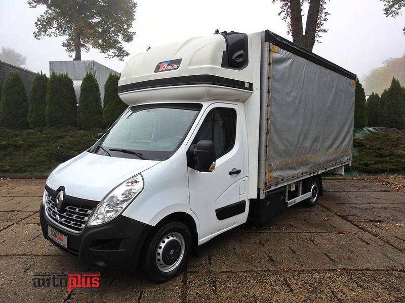 Renault MASTER PLANDEKA 10 PALET WEBASTO TEMPOMAT KLIMATYZACJA 130KM [ - Box truck: picture 1 Renault MASTER PLANDEKA 10 PALET WEBASTO TEMPOMAT KLIMATYZACJA 130KM [ - Box truck: picture 1