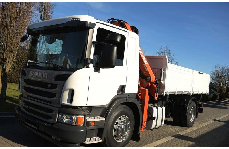 Scania P 250 - 3 way tipper + crane - Tipper, Crane truck: picture 1 Scania P 250 - 3 way tipper + crane - Tipper, Crane truck: picture 1