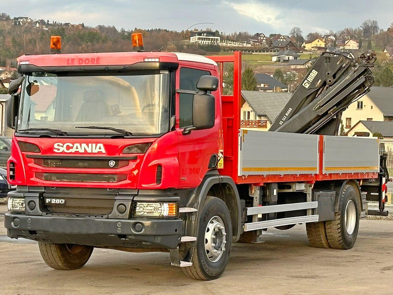 Scania P 280 * HIAB 122 E - 2 HIDUO + FUNK* TOPZUSTAND - Dropside/ Flatbed truck, Crane truck: picture 3 Scania P 280 * HIAB 122 E - 2 HIDUO + FUNK* TOPZUSTAND - Dropside/ Flatbed truck, Crane truck: picture 3