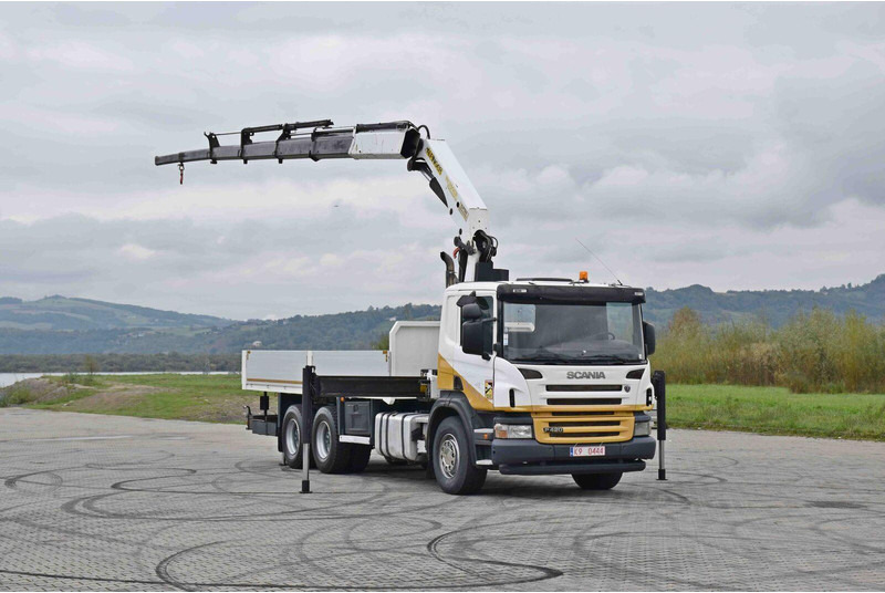 Scania P 420 - Dropside/ Flatbed truck, Crane truck: picture 2 Scania P 420 - Dropside/ Flatbed truck, Crane truck: picture 2