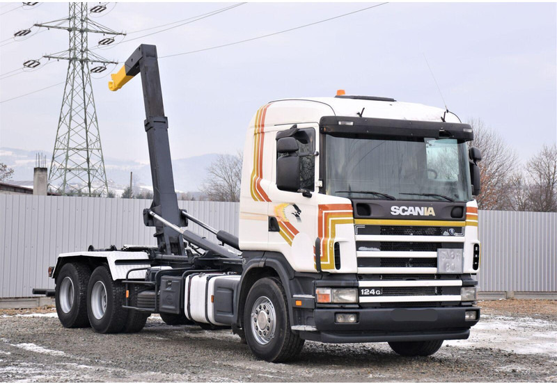Scania R124 470 Abrollkipper * 6x2 * Motor Problem - Hook lift truck: picture 1 Scania R124 470 Abrollkipper * 6x2 * Motor Problem - Hook lift truck: picture 1