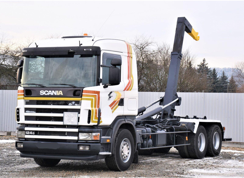 Scania R124 470 Abrollkipper * 6x2 * Motor Problem - Hook lift truck: picture 2 Scania R124 470 Abrollkipper * 6x2 * Motor Problem - Hook lift truck: picture 2