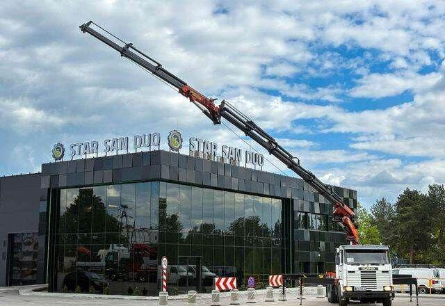 Scania R143 HL 6x2 PALFINGER PK44002 Crane Kran - Dropside/ Flatbed truck, Crane truck: picture 1 Scania R143 HL 6x2 PALFINGER PK44002 Crane Kran - Dropside/ Flatbed truck, Crane truck: picture 1