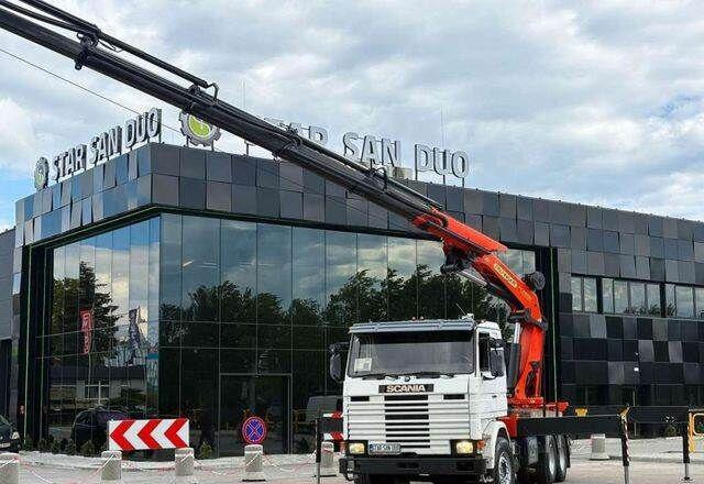 Scania R143 HL 6x2 PALFINGER PK44002 Crane Kran - Dropside/ Flatbed truck, Crane truck: picture 3 Scania R143 HL 6x2 PALFINGER PK44002 Crane Kran - Dropside/ Flatbed truck, Crane truck: picture 3