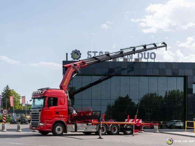 Scania R450 8x4 Palfinger PK 65002 SH HDS Crane - Dropside/ Flatbed truck, Crane truck: picture 1 Scania R450 8x4 Palfinger PK 65002 SH HDS Crane - Dropside/ Flatbed truck, Crane truck: picture 1
