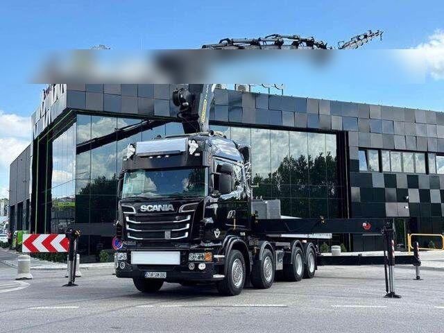 Scania R560 8x2 PALFINGER PK 92002 SH Fly Jib Winch 5t - Dropside/ Flatbed truck, Crane truck: picture 1 Scania R560 8x2 PALFINGER PK 92002 SH Fly Jib Winch 5t - Dropside/ Flatbed truck, Crane truck: picture 1