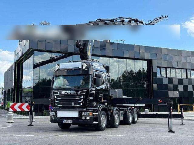 Scania R560 8x2 PALFINGER PK 92002 SH Fly Jib Winch 5t - Dropside/ Flatbed truck, Crane truck: picture 4 Scania R560 8x2 PALFINGER PK 92002 SH Fly Jib Winch 5t - Dropside/ Flatbed truck, Crane truck: picture 4