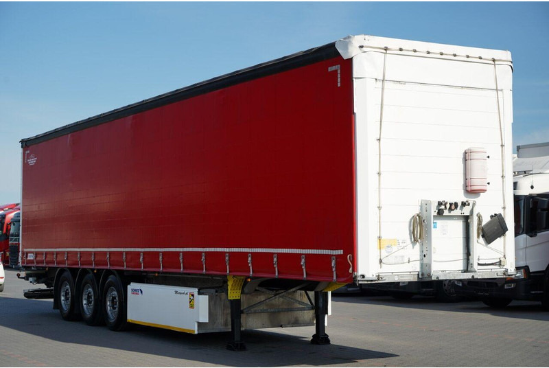 Schmitz Cargobull FIRANKA / STANDARD / 2x OŚ PODNOSZONA / WINDA / KOSZ NA PALETY / - Curtainsider semi-trailer: picture 1 Schmitz Cargobull FIRANKA / STANDARD / 2x OŚ PODNOSZONA / WINDA / KOSZ NA PALETY / - Curtainsider semi-trailer: picture 1