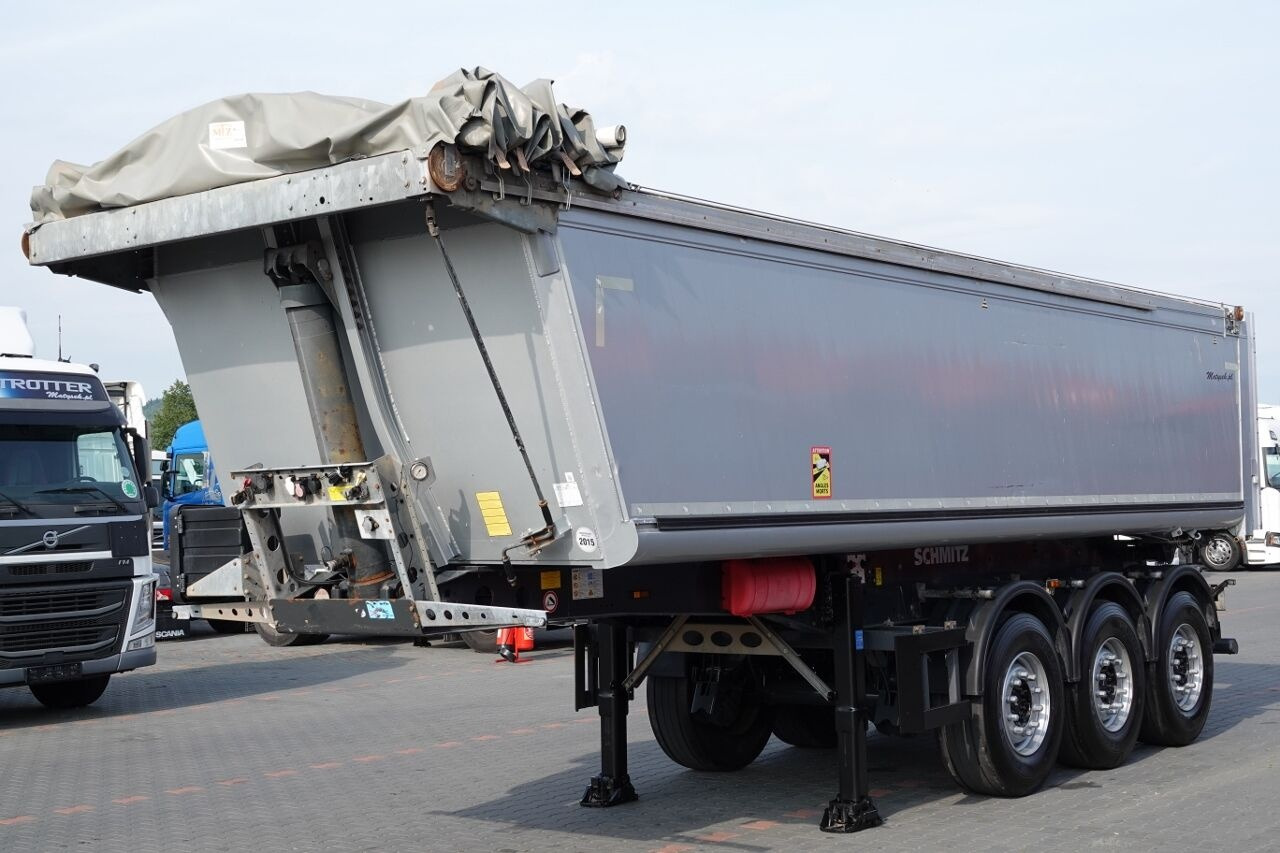 Tipper semi-trailer Schmitz WYWROTKA 28 M3 / ALUMINIOWA / OŚ PODNOSZONA / WAGA 5300 KG: picture 1