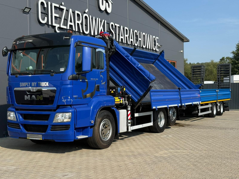 MAN TGS 26.360 wywrotka 3-stronna hds HMF 1420 K2+ Samro CD19TJ przy - Tractor unit: picture 2 MAN TGS 26.360 wywrotka 3-stronna hds HMF 1420 K2+ Samro CD19TJ przy - Tractor unit: picture 2