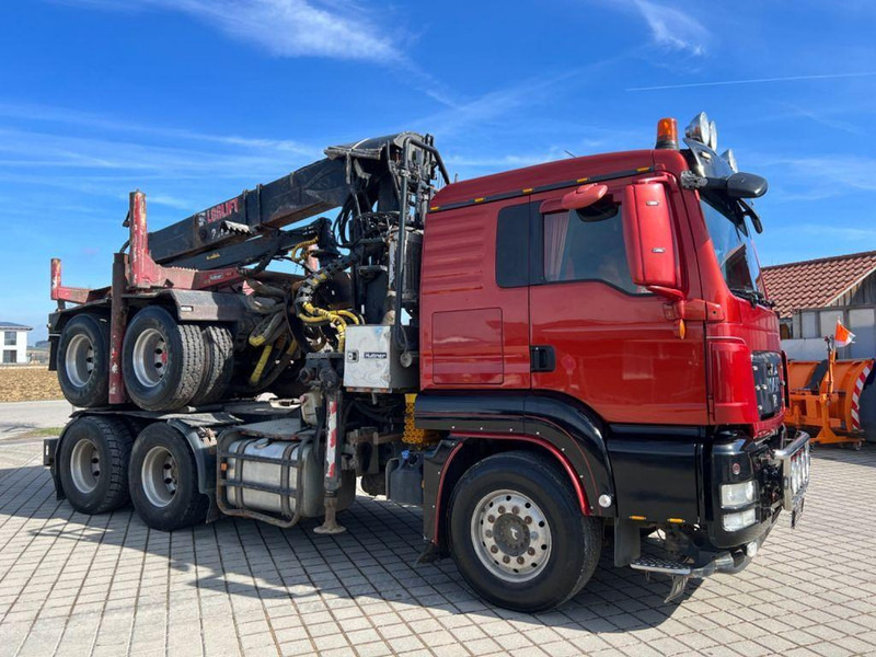 MAN TGS 26.540 6x4 Darus nyergesvontató + rönkszállító pótkocsi Logl - Tractor unit: picture 4 MAN TGS 26.540 6x4 Darus nyergesvontató + rönkszállító pótkocsi Logl - Tractor unit: picture 4