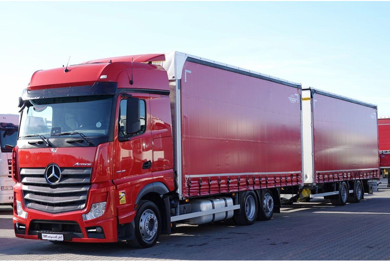 Mercedes-Benz ACTROS 2548 / ZESTAW TANDEM 120 M3 / PRZEJAZDOWY / KLIMA POSTOJO - Tractor unit: picture 1 Mercedes-Benz ACTROS 2548 / ZESTAW TANDEM 120 M3 / PRZEJAZDOWY / KLIMA POSTOJO - Tractor unit: picture 1