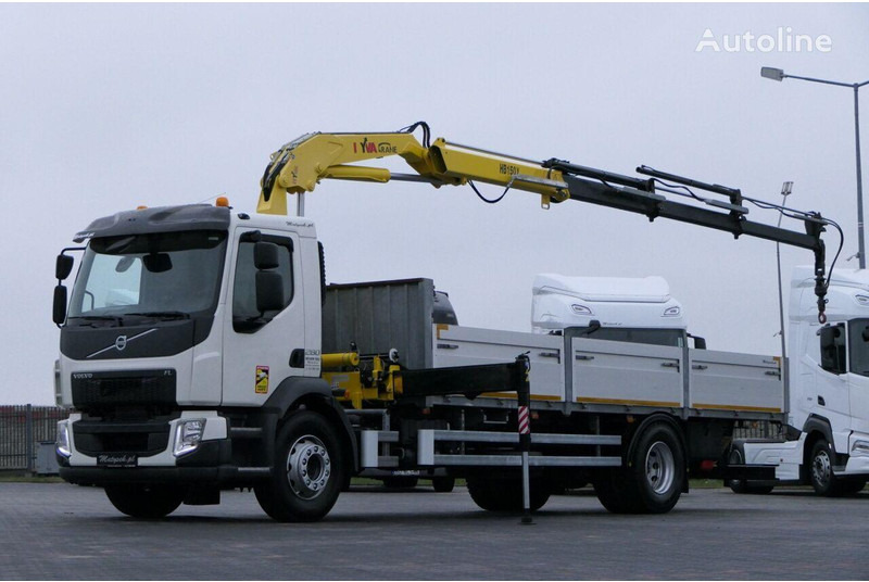 Volvo FE 280 - Dropside/ Flatbed truck, Crane truck: picture 4 Volvo FE 280 - Dropside/ Flatbed truck, Crane truck: picture 4