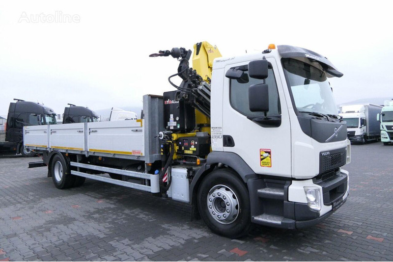 Volvo FE 280 - Dropside/ Flatbed truck, Crane truck: picture 3 Volvo FE 280 - Dropside/ Flatbed truck, Crane truck: picture 3