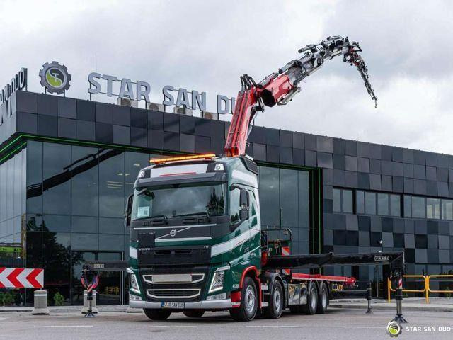 Volvo FH 510 8x4 FASSI F820 RA2.26 Fly Jib Crane Kran - Dropside/ Flatbed truck, Crane truck: picture 1 Volvo FH 510 8x4 FASSI F820 RA2.26 Fly Jib Crane Kran - Dropside/ Flatbed truck, Crane truck: picture 1