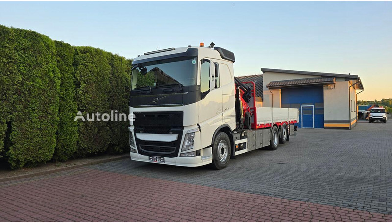 Volvo FH 540 - Flatbed+crane 6x2 - Dropside/ Flatbed truck, Crane truck: picture 1 Volvo FH 540 - Flatbed+crane 6x2 - Dropside/ Flatbed truck, Crane truck: picture 1