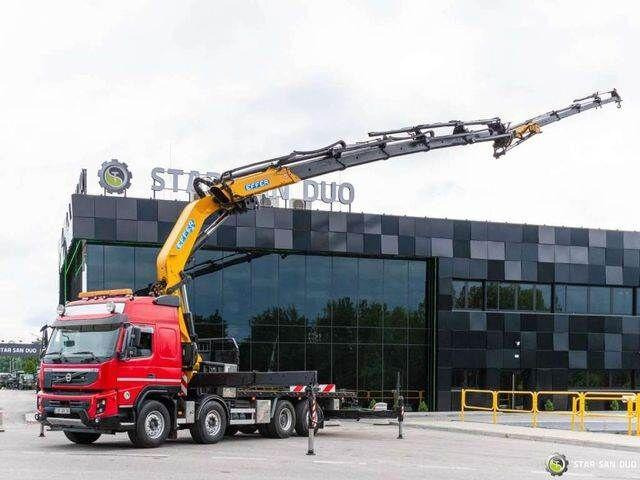 Volvo FMX 500 8x2 Effer 585 Fly Jib Winch Crane Kran - Dropside/ Flatbed truck, Crane truck: picture 1 Volvo FMX 500 8x2 Effer 585 Fly Jib Winch Crane Kran - Dropside/ Flatbed truck, Crane truck: picture 1