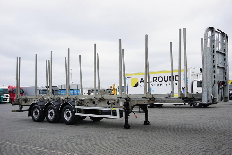 Zaslaw KŁONICOWA / DO DREWNA / WAGA 6 400 KG / OŚ PODNOSZONA - Timber trailer: picture 4 Zaslaw KŁONICOWA / DO DREWNA / WAGA 6 400 KG / OŚ PODNOSZONA - Timber trailer: picture 4