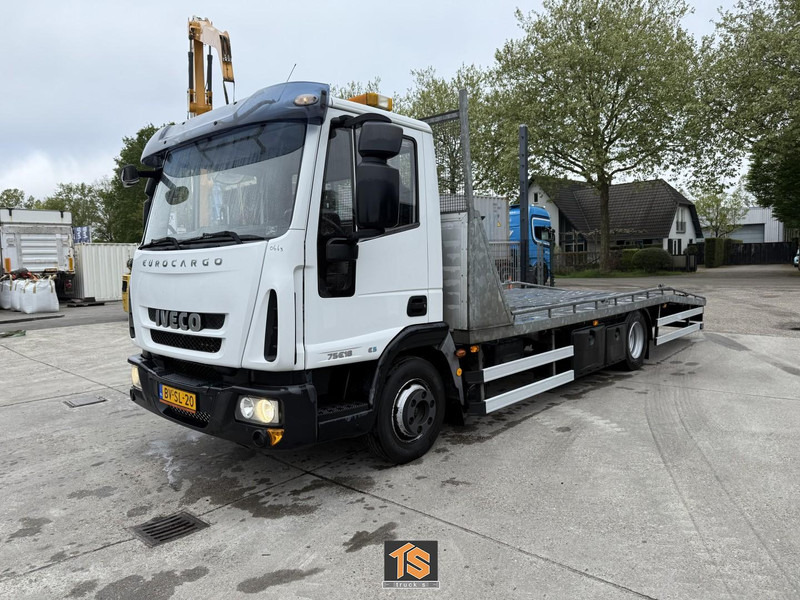 Iveco ML75E18/P AUTOTRANSPORT - AUTOMATIC - 7.5TON - LOADING 2830KG - NL TRUCK - Autotransporter truck: picture 1 Iveco ML75E18/P AUTOTRANSPORT - AUTOMATIC - 7.5TON - LOADING 2830KG - NL TRUCK - Autotransporter truck: picture 1