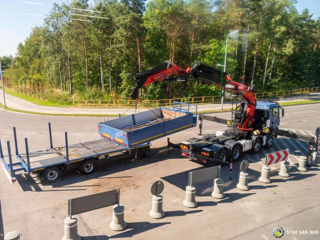 MAN TGA 35.440 8X6H PALFINGER 60002 Semi-trailer - Crane truck: picture 4 MAN TGA 35.440 8X6H PALFINGER 60002 Semi-trailer - Crane truck: picture 4