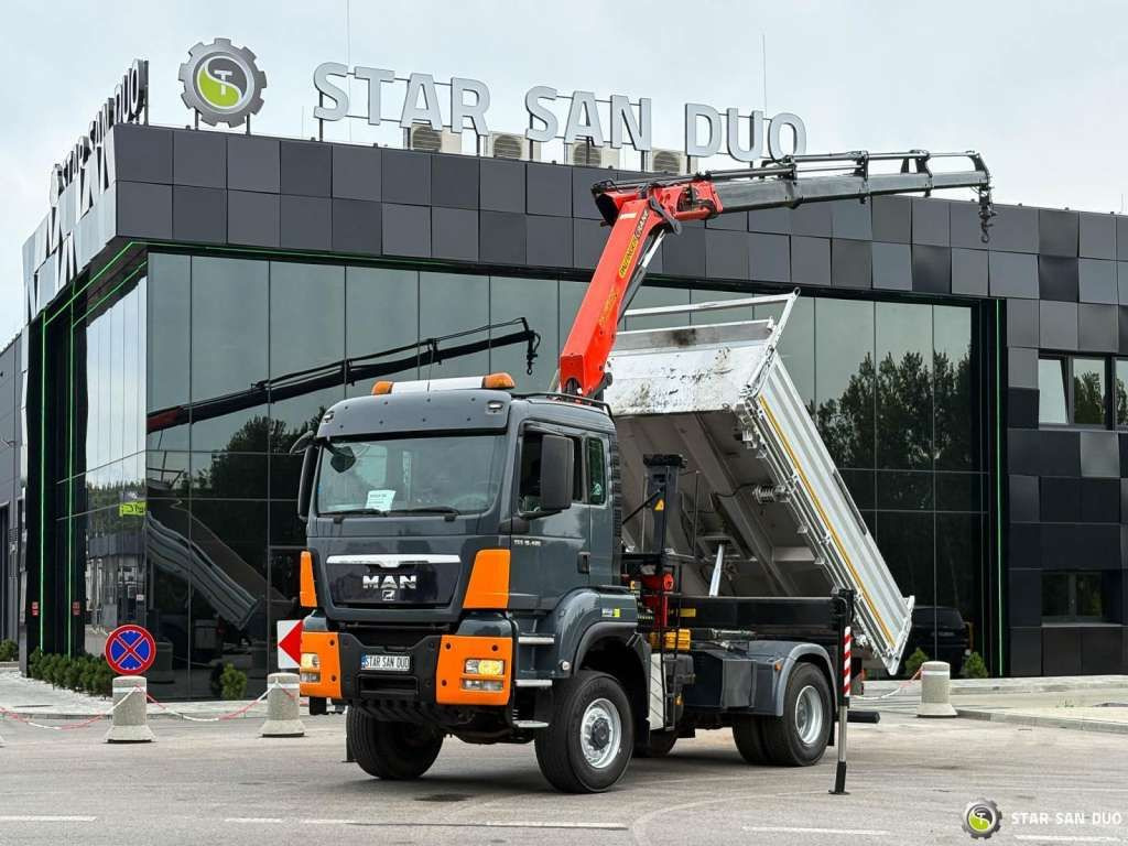 MAN TGS 18.480 PALFINGER PK 16502 HDS Crane,Kipper - Crane truck: picture 2 MAN TGS 18.480 PALFINGER PK 16502 HDS Crane,Kipper - Crane truck: picture 2