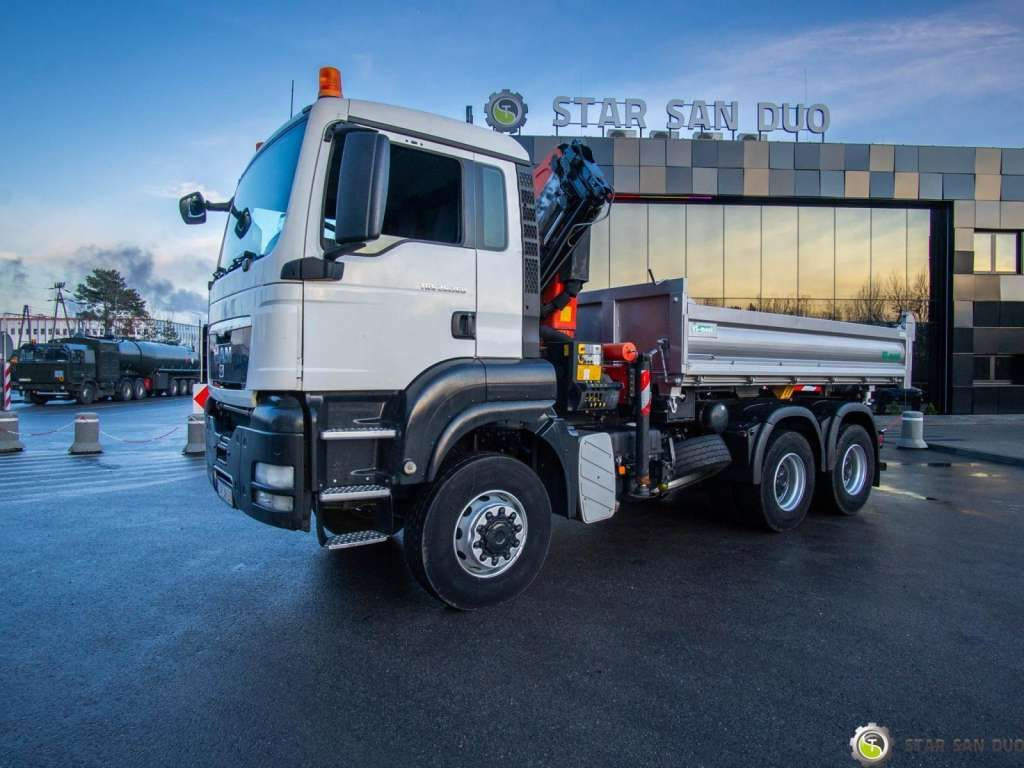 MAN TGS 26.360 6x6 PALFINGER PK 18001 EH Crane Kipe - Crane truck: picture 2 MAN TGS 26.360 6x6 PALFINGER PK 18001 EH Crane Kipe - Crane truck: picture 2