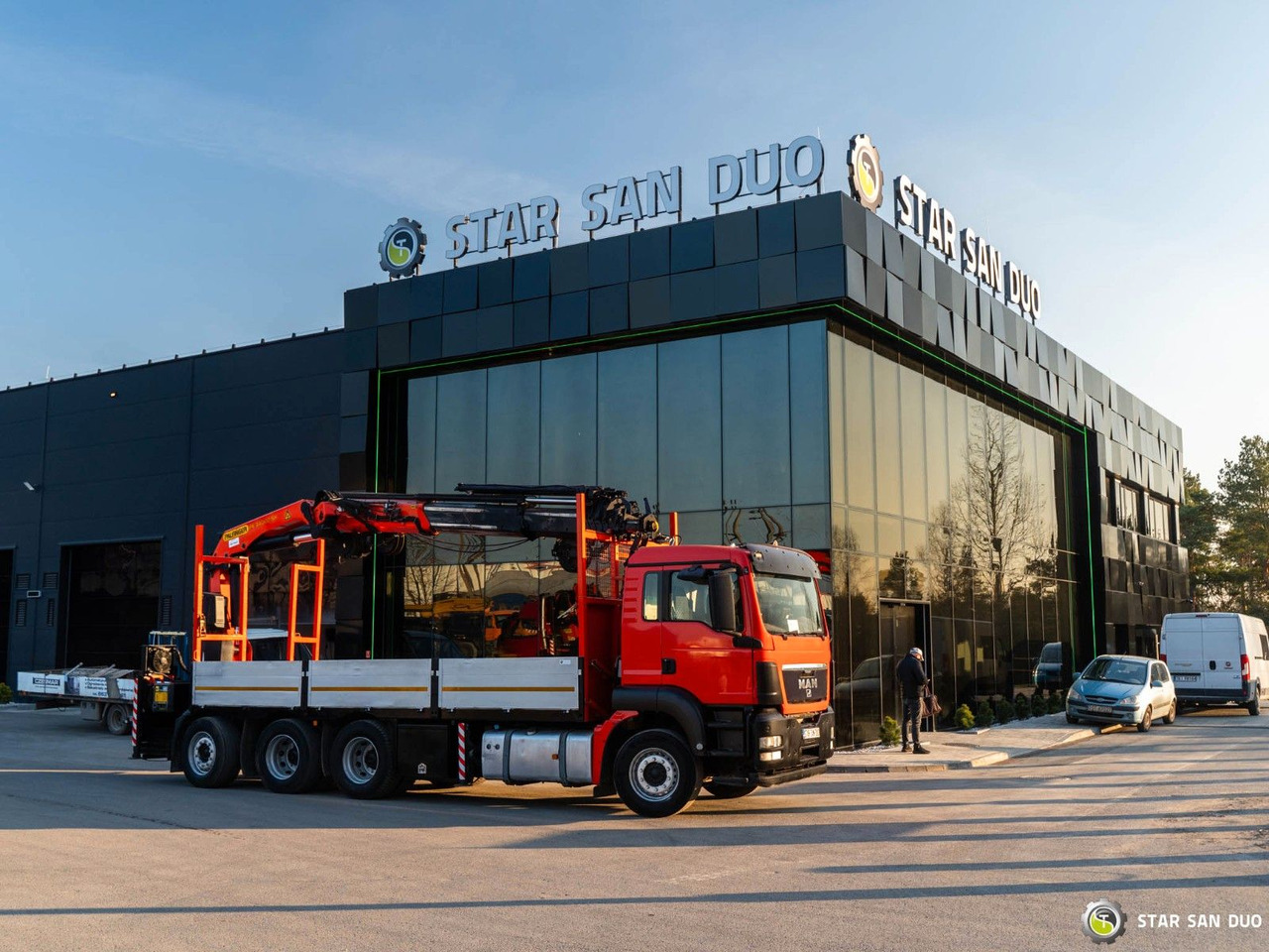 Crane truck, Dropside/ Flatbed truck MAN TGS 35.400 8x4 Palfinger PK 34002 Winch KRAN MAN TGS 35.400 8x4 Palfinger PK 34002 Winch KRAN: picture 6