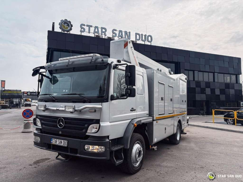 New Truck mounted aerial platform Mercedes-Benz  1529 4x4 Atego Lift Palfinger Wumag WT 230: picture 8