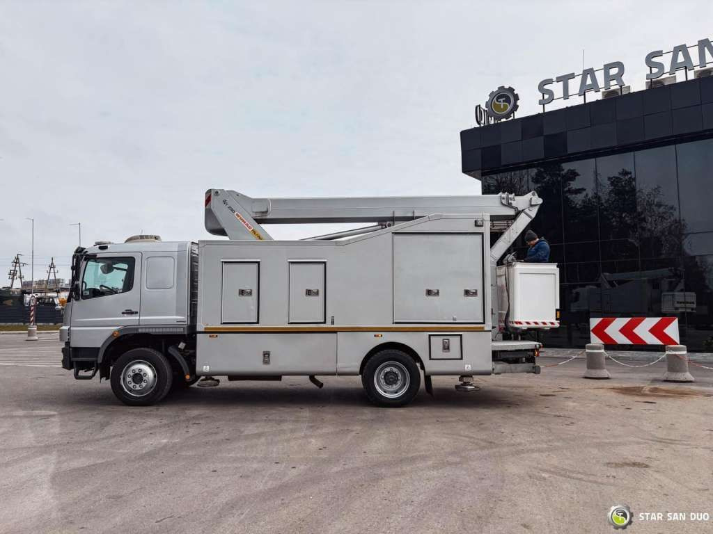 New Truck mounted aerial platform Mercedes-Benz  1529 4x4 Atego Lift Palfinger Wumag WT 230: picture 15