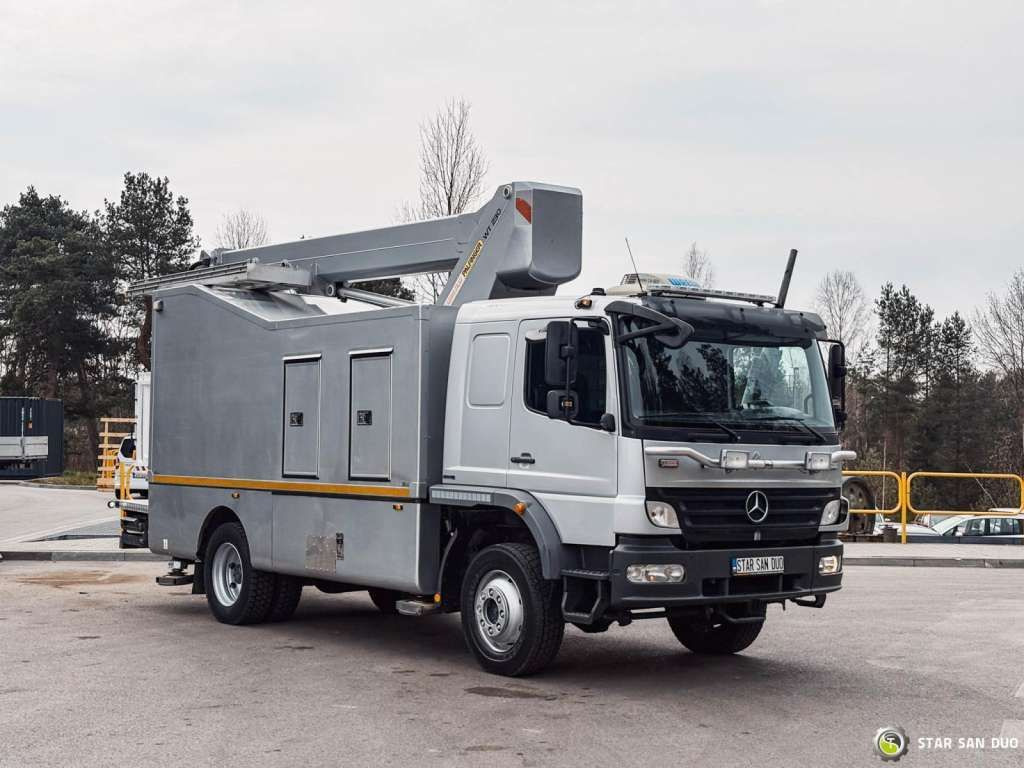 New Truck mounted aerial platform Mercedes-Benz  1529 4x4 Atego Lift Palfinger Wumag WT 230: picture 7