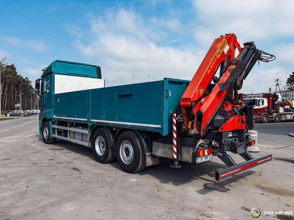 Crane truck, Dropside/ Flatbed truck Mercedes-Benz  ACTROS 2545 6x2 Palfinger PK 16001 HDS Crane Mercedes-Benz  ACTROS 2545 6x2 Palfinger PK 16001 HDS Crane: picture 10 Crane truck, Dropside/ Flatbed truck Mercedes-Benz  ACTROS 2545 6x2 Palfinger PK 16001 HDS Crane Mercedes-Benz  ACTROS 2545 6x2 Palfinger PK 16001 HDS Crane: picture 10