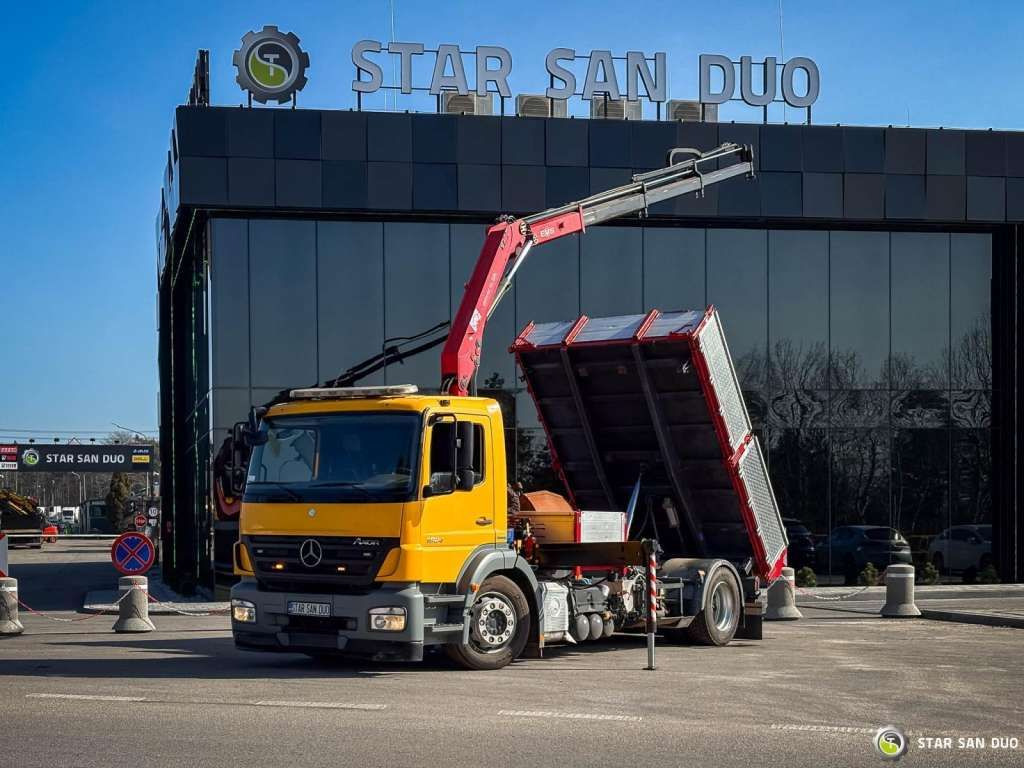 Mercedes-Benz AXOR 1824 4x2 HMF 975 HDS Crane Rotator Kipper Mercedes-Benz AXOR 1824 4x2 HMF 975 HDS Crane Rotator Kipper - Crane truck, Tipper: picture 1 Mercedes-Benz AXOR 1824 4x2 HMF 975 HDS Crane Rotator Kipper Mercedes-Benz AXOR 1824 4x2 HMF 975 HDS Crane Rotator Kipper - Crane truck, Tipper: picture 1