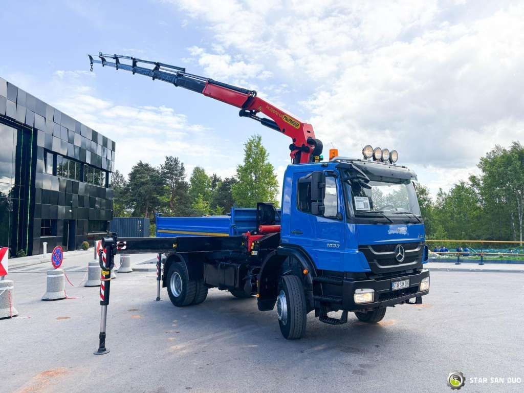 Mercedes-Benz AXOR 1833 4x4 Palfinger PK 22002 EH Crane Winch - Tipper: picture 2 Mercedes-Benz AXOR 1833 4x4 Palfinger PK 22002 EH Crane Winch - Tipper: picture 2