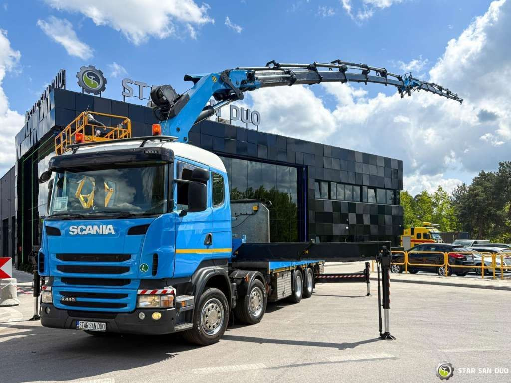 Scania R440 8x4 Palfinger PK50002 FLY JIB Crane Winch - Crane truck: picture 1 Scania R440 8x4 Palfinger PK50002 FLY JIB Crane Winch - Crane truck: picture 1