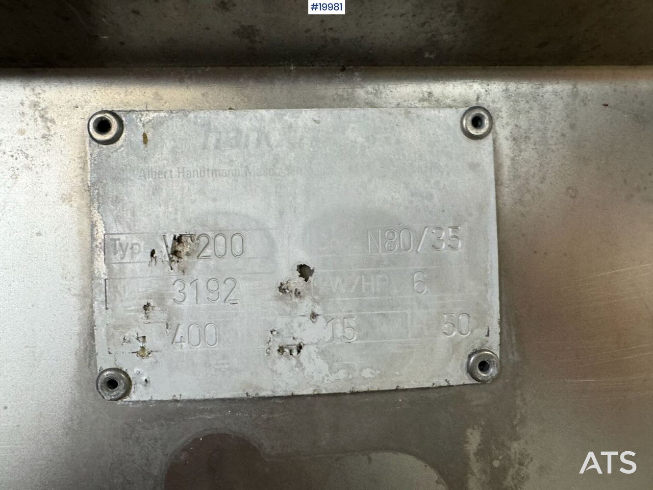 Construction machinery Handtmann VF 200: picture 13