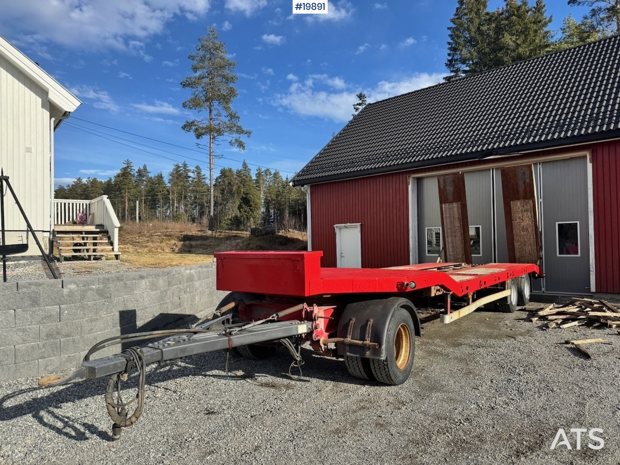 Damm 3 aks maskinslep - Low loader trailer: picture 1 Damm 3 aks maskinslep - Low loader trailer: picture 1